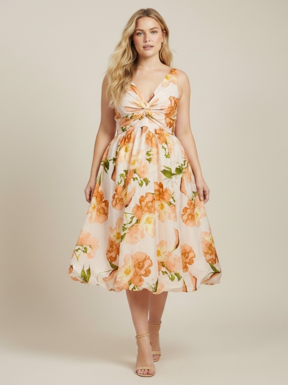 FASHION NOVA Floral Flare Dress